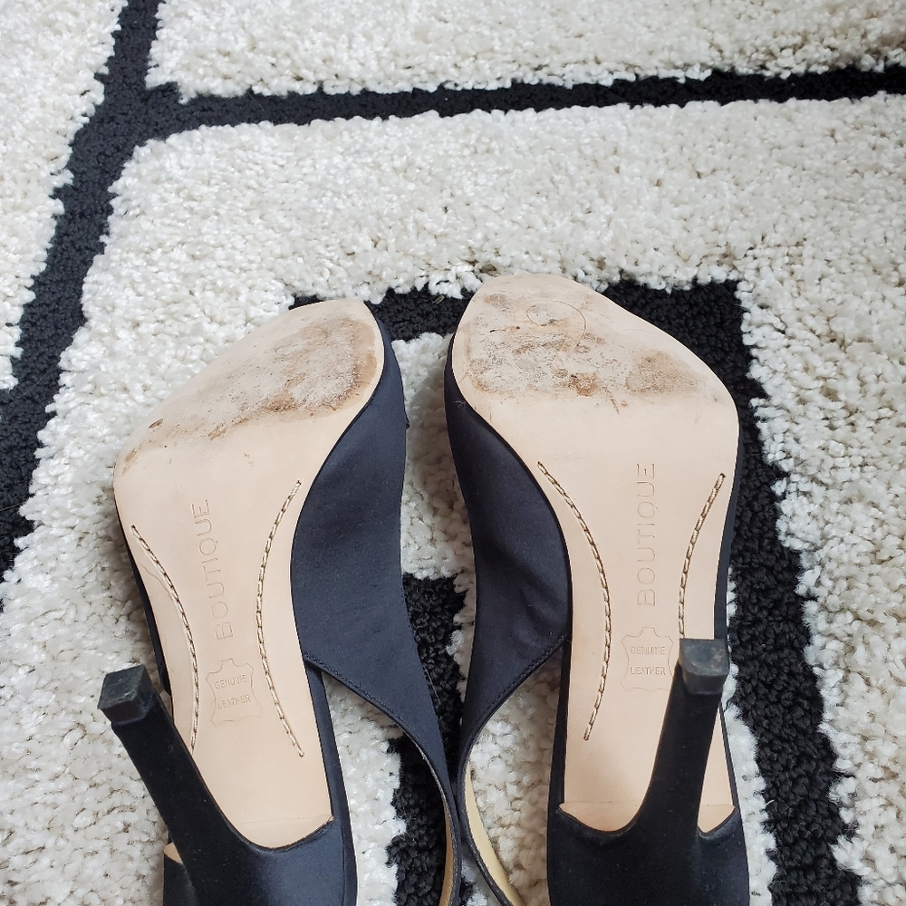 Boutique 9 Satin slingbacks - Picture 3 of 8